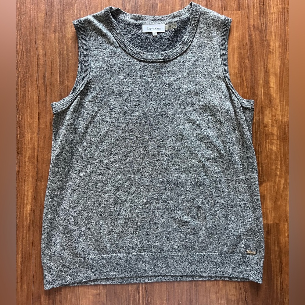 Calvin Klein Gray Sleeveless Tank Top